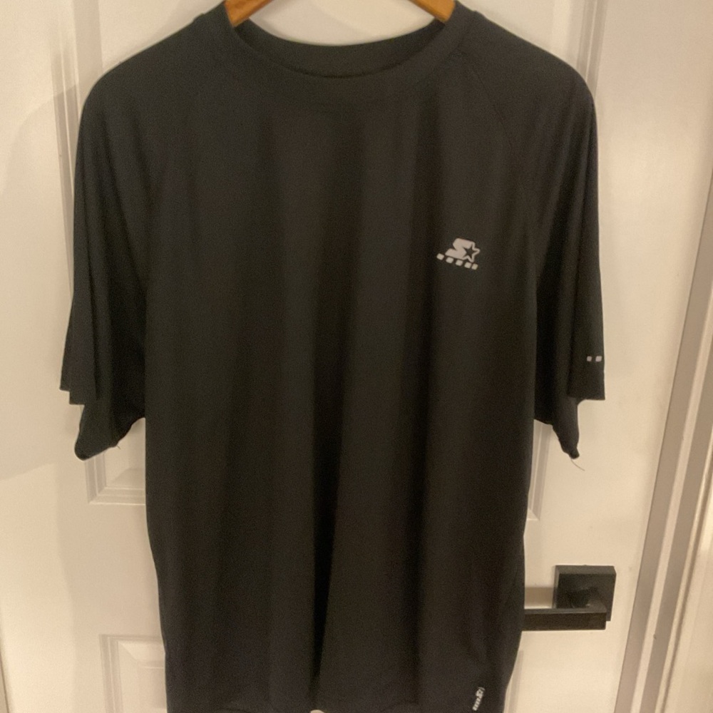 Starter - Short Sleeve Athletic Shirt - Black - Men’s Size X-Large